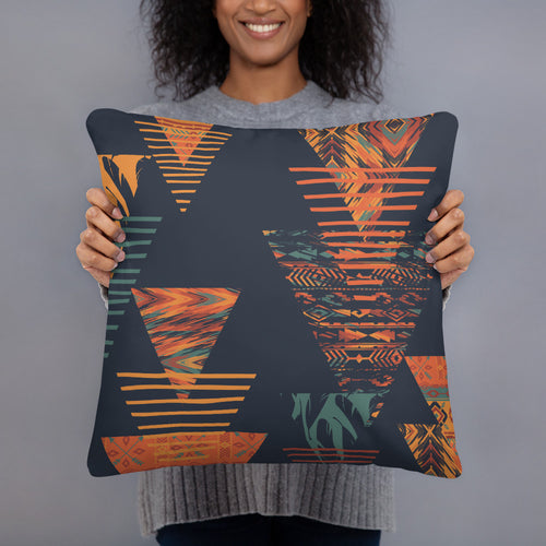 African Sunrise Throw Pillow