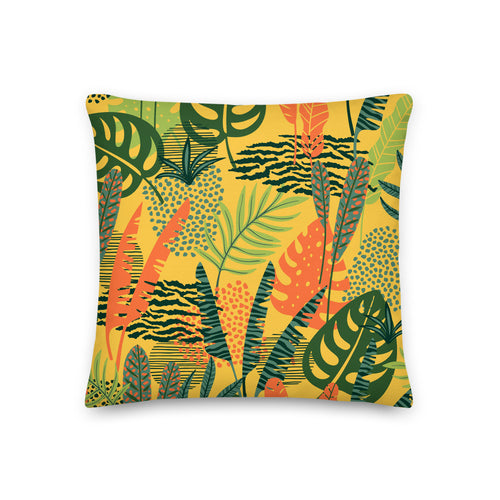 Tribal Tropic Throw Pillow