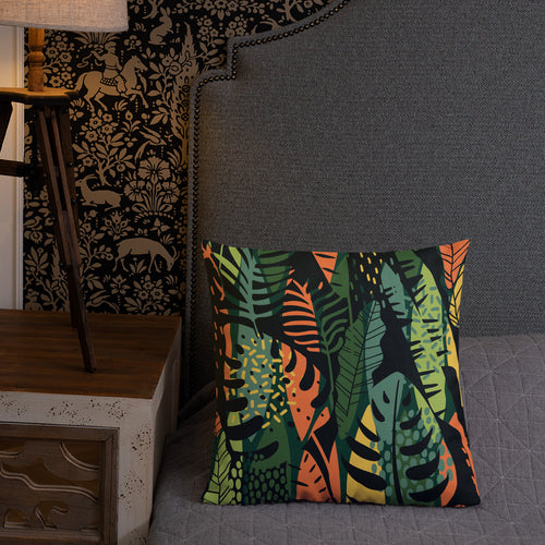 Tropical Native Throw Pillow