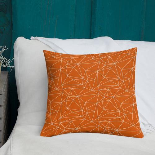 Orange Galaxy Pillow