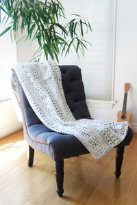 Queen's Cloth (mudcloth) Throw Blanket